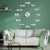 Angel Wings With Number Large Frameless DIY Wall Clock