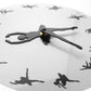 Ballerina Dancer Ballet Dancing Time Wall Clock Watch