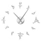Ballet Girl Large Frameless DIY Wall Clock Music Lovers Gift