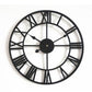 Retro Roman Number Large Metal Wall Clock Wall Decoration