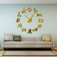Zodiac Signs Constellation Large Frameless DIY Wall Clock Gift