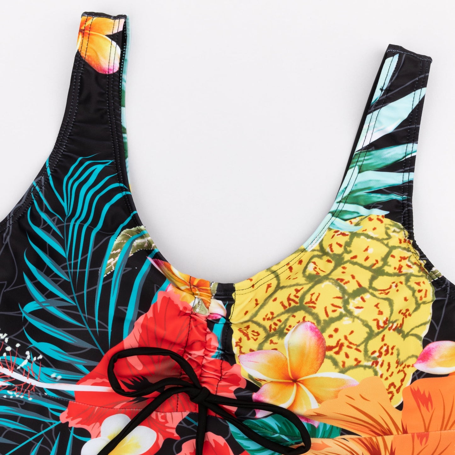 Retro Rainforest Style Tankini Swimsuits Two Piece Bathing Suits