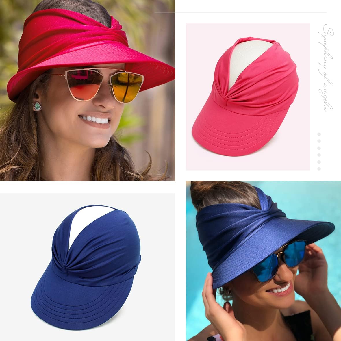 UPF 50+  Wide Brim Summer Beach Sports Hats