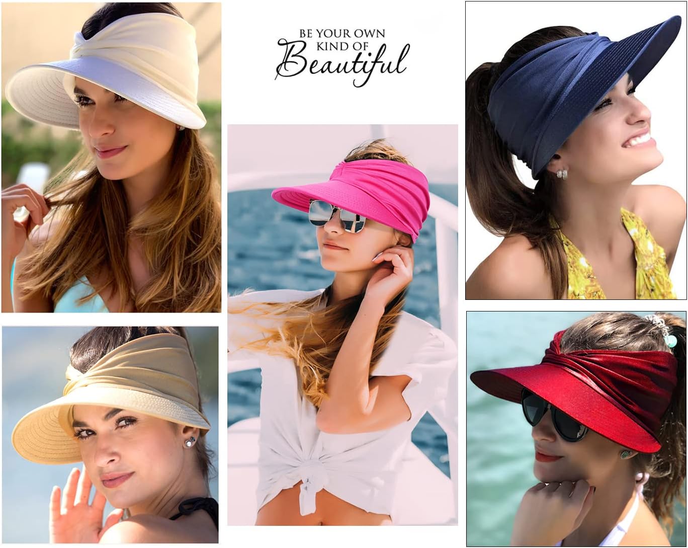 UPF 50+  Wide Brim Summer Beach Sports Hats