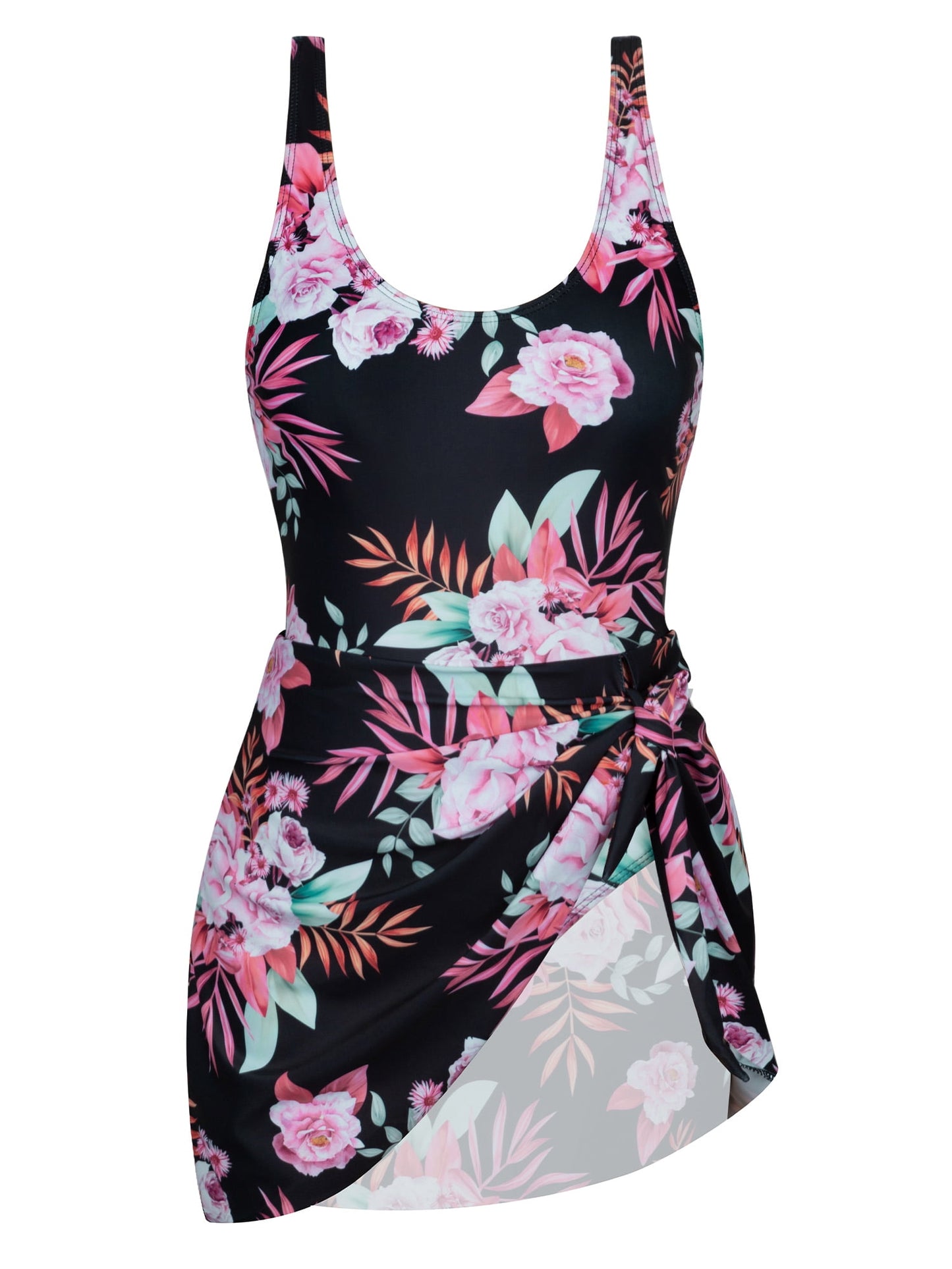 One Piece Swimdress Tummy Control Swim Dresses Skirt Bathing Suit